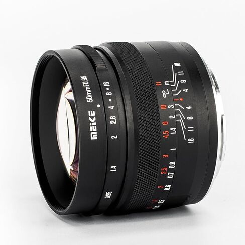 عدسة Meike 50 مم F0.95 ذات فتحة كبيرة بزاوية واسعة وعدسة تركيز يدوية متوافقة مع كاميرا Fujifilm X Mount بدون مرآة X-T3 X-H1 X-Pro2 X-E3 X-T1 X-T2 X-T4 X-T10 X-T20 X-T200 X-A2 X-E2 X-E1 X30 X70 in Kuwait