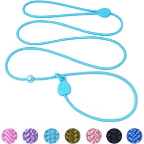 Slip Leads for Dogs 6FT Slip Lead Strong Dog Training Leash Heavy Duty Slip Leash No Pull Dog Slip Lead Comfortable Dog Rope Leash Lightweight Puppy Leash Dog Leash for Small Medium Dogs (Black, 6FT)