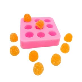 Gummies fruit drops mini drops 9 cavities Silicone Mold Wax mold Resin mold Soap mold Realistic Flexible mold