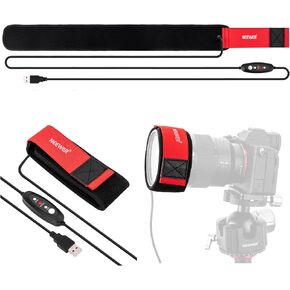 نيوير سخان عدسة USB 12 انش/300 ملم لكاميرا DSLR والتلسكوب، 3 اعدادات لتنظيم درجة الحرارة، شريط سخان الندى يمنع الندى والضباب والتكثيف لكاميرا التلسكوب والتصوير الفلكي