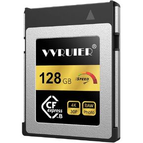256GB CFexpress Type B Memory Card,Raw 4K Video Recording, CFexpress Type B for Cameras, Compatible with Nikon D6/Z6/Z7,Canon EOS-1DX Mark III/EOS-R5