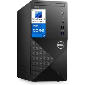 Dell 2023 Vostro 3910 Tower Business Desktop Computer, 12th Gen Intel 12-Core i7-12700 up to 4.9GHz, 32GB DDR4 RAM, 1TB PCIe SSD + 1TB HDD, WiFi, Bluetooth 5.0, Keyboard and Mouse, Windows 11 Pro
