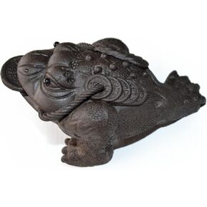 Tea Ornaments Zisha ClayToad for KungFu Tea Tray Decoration Prosperity Good Luck in Saudi Arabia