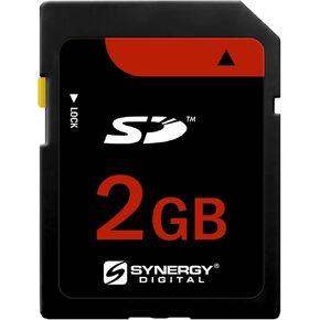 Synergy Digital Camera Memory Card, Compatible with Canon Powershot SD600 Digital Camera - Memory Card 2GB Standard Secure Digital (SD) Memory Card
