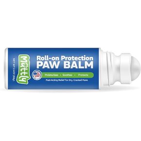 Roll-On Dog Paw Balm - Dog Paw Moisturizer & Soothing Protection from Snow & Hot Pavements - Snout Soother for Dogs - Easy & Fast to Apply, Natural, Non-Toxic, Food-Grade, Lick-Safe Paw Wax for Dogs
