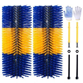 Livestock Scratching Brush, Horse Scratcher Full Massage Kit, Relieve Itching on the Back of Livestock, Suitable for Horse, Cattle, Sheep, Relieve Itching on Back, Remove Harmful Parasites Dead Dirt