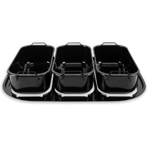 AROMA® Triple Buffet Server Accessory for Aroma 18-Qt., 20-Qt., and 22-Qt. Roaster Ovens