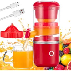 Electric Citrus Juicer Portable Rechargeable Juicer Machines with USB Cable Used for Making Fresh Orange Juice, Suitable for Oranges,Lemons, Kiwis,and Grapefruits