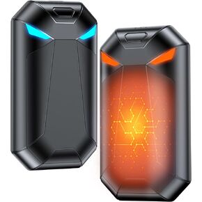 Hand Warmers Rechargeable 2 Pack,Electric Hand Warmers 8000mAh,20Hrs Long Safe Rechargeable Hand Warmer,Birthday Gifts for Men & Women, Hunting Gear,Camping Essentials,Travel Essentials