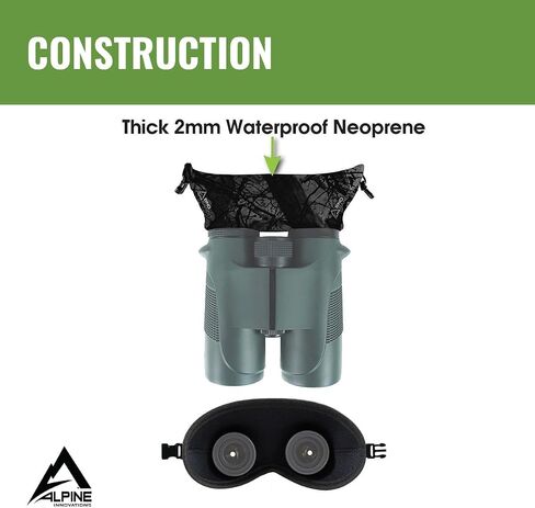 Alpine Innovations Men's Bino Bandit Binocular Cover, Stealth Shadow, One Size in Saudi Arabia