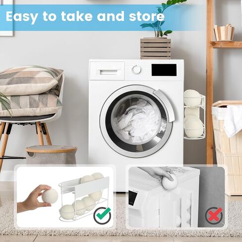 حامل كرة مجفف مغناطيسي لغرفة الغسيل، حاوية كرة مجفف حديدية، منظم كرات مجفف لغرفة الغسيل، موزع كرة مجفف للتخزين، موزع كرة مجفف للتخزين، (الكرات غير متضمنة) in Kuwait