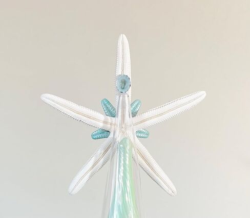 Starfish Tree Topper with Aqua and Pearl Center in Saudi Arabia
