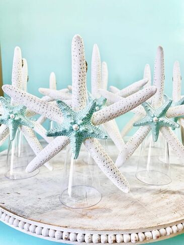 Starfish Tree Topper with Aqua and Pearl Center in Saudi Arabia