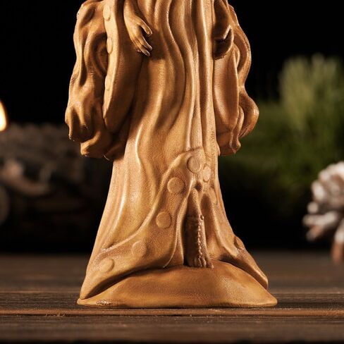 Moon Goddess Selene Statue, Goddess of the Night, Pagan Statue, Wicca Statue, Wicca Altar, Moon Statue, Lunar Witch, Tabletop Ornament (Wood) in Saudi Arabia