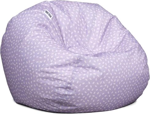 Big Joe Classic Bean Bag Chair, Petal Pip Lilac Smartmax, Durable Polyester Nylon Blend, 2 feet Round in Saudi Arabia