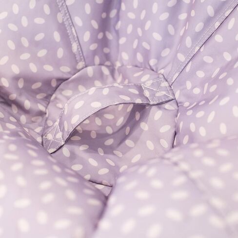 Big Joe Classic Bean Bag Chair, Petal Pip Lilac Smartmax, Durable Polyester Nylon Blend, 2 feet Round in Saudi Arabia