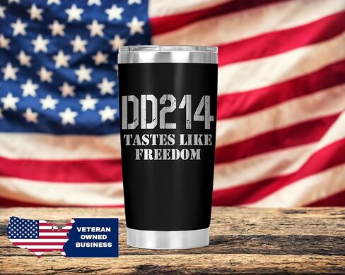 DD214 مذاق مثل Freedom Tumbler، هدية كأس التقاعد العسكري 20 أونصة (DD214) in Kuwait