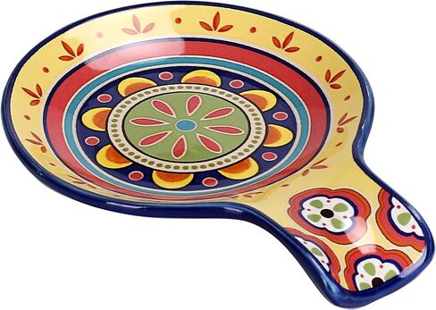 Bico Tunisian Ceramic Spoon Rest, House Warming Gift, Dishwasher Safe in Saudi Arabia