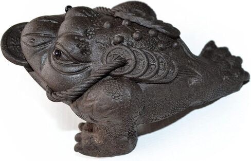 زينة الشاي Zisha ClayToad لتزيين صينية شاي الكونغفو والازدهار والحظ السعيد in Saudi Arabia
