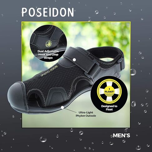 صندل رجالي للاستخدام الخارجي من Body Glove، صندل نهر بوسيدون، المشي لمسافات طويلة للرجال، المشي لمسافات طويلة، صنادل التجديف، أحذية مائية، حذاء مائي للرياضات المائية وصندل للرجال in Kuwait