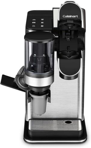 Cuisinart Single Serve Coffee Maker + Coffee Grinder, 48-Ounce Removable Reservoir, 120 volts, Stainless Steel, DGB-2SS in Saudi Arabia