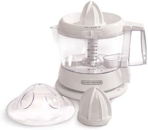 BLACK+DECKER CJ630 32-Ounce Electric Citrus Juicer, White in Saudi Arabia