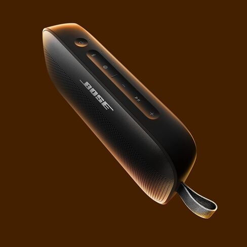 مكبر صوت بلوتوث محمول Bose New SoundLink Flex (الجيل الثاني)، مكبر صوت محمول خارجي مع صوت هاي فاي، عمر بطارية يصل إلى 12 ساعة، مقاوم للماء والغبار، أسود in Saudi Arabia