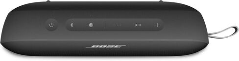 مكبر صوت بلوتوث محمول Bose New SoundLink Flex (الجيل الثاني)، مكبر صوت محمول خارجي مع صوت هاي فاي، عمر بطارية يصل إلى 12 ساعة، مقاوم للماء والغبار، أسود in Saudi Arabia