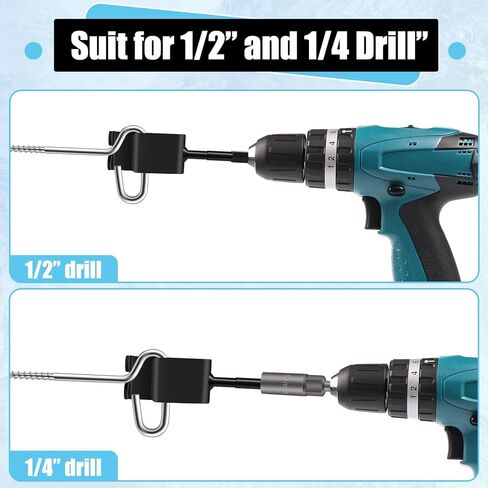 مجموعة أدوات مرساة الجليد 11 قطعة، مجموعة أدوات حفر مرساة الجليد من لوكسيف مراسي لخيمة صيد الجليد مع أكياس تخزين، 4 أشرطة من النايلون، 4P مسمار وتد، رأس محول 1/4 بوصة، محول مثقاب مرساة الجليد in Kuwait