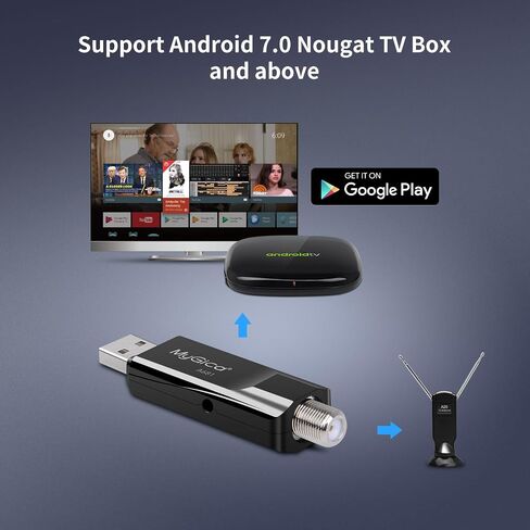 بطاقة موالف تلفزيون USB تناظري A681B، مشاهدة البث التلفزيوني المباشر الرقمي في أي مكان، تلفزيون ATSC عالي الدقة عبر الهواء مجانًا، محول موالف عصا HDTV اللاسلكي، هوائي تلفزيون USB لأجهزة الكمبيوتر المحمول بنظام Linux PC in Saudi Arabia