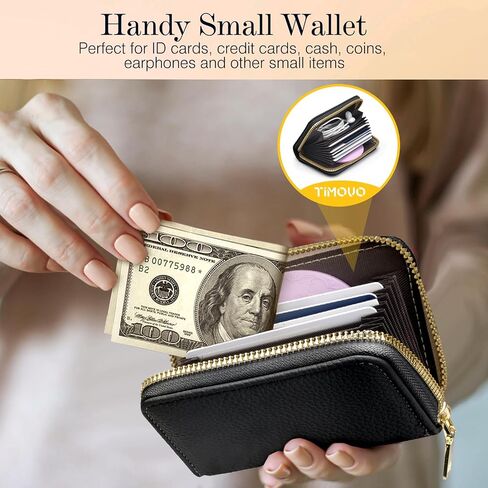 TiMOVO Clip & Go Strap Phone Lanyard، حزام الهاتف الخليوي مع حقيبة محفظة جلدية، حبل عالمي للهاتف حول الجسم قابل للتعديل حزام الرقبة متوافق مع معظم الهواتف الذكية، أسود in Saudi Arabia