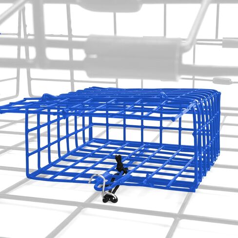 Vinyl-Coated Wire Crab Bait Cages for Crab Pot,Cage Box 6"x6"x3" in Saudi Arabia