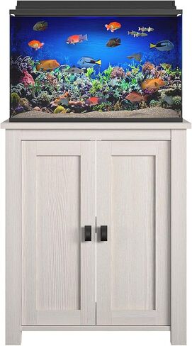 Ollie & Hutch Farmington 10/20 Gallon Aquarium Stand, Ivory in Saudi Arabia