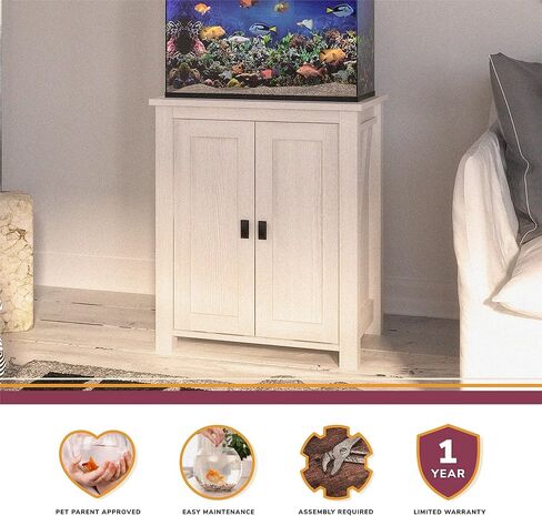 Ollie & Hutch Farmington 10/20 Gallon Aquarium Stand, Ivory in Saudi Arabia