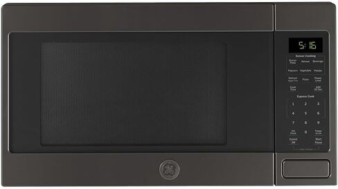 GE JES1657DMWW Microwave Oven, 1,150-watt Capacity, Cubic, 8 Auto Cooking Settings, Kitchen Essentials for the Countertop, Dorm Room or Apartment, White, OLD 1.6 Cu. Ft in Saudi Arabia