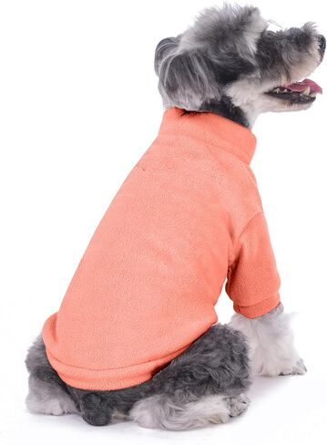 Dog Sweater, 3 Pack Dog Sweaters for Small Dogs Girl Boy, Ultra Soft Warm Puppy Clothes Dog Coat for Winter (Rose+Lt Pink+Lt Purple, Small) in Saudi Arabia