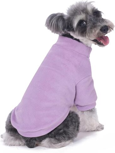 Dog Sweater, 3 Pack Dog Sweaters for Small Dogs Girl Boy, Ultra Soft Warm Puppy Clothes Dog Coat for Winter (Rose+Lt Pink+Lt Purple, Small) in Saudi Arabia