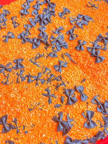 Fall/Autumn Rice Sensory Bin Filler for Sensory Table - Colored Rice for Sensory Play (4 Cups - 2LB) (Fall) in Saudi Arabia