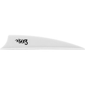 Bohning X3 Vane, 3", White, 36pk