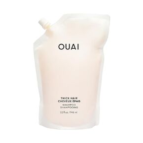 OUAI Fine Shampoo - Volumizing Shampoo with Strengthening Keratin, Biotin & Chia Seed Oil for Fine Hair - Delivers Clean, Weightless Body - Paraben, Phthalate & Sulfate Free Hair Care - 10 fl oz