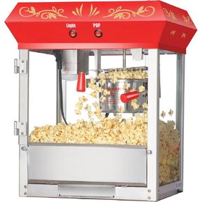 Great Northern Popcorn Black 6 oz. Ounce Foundation Old-Fashioned Movie Theater Style Popcorn Popper