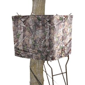 102" x 37" Hunting Tree Stand Blinds Treestand Camo Blind Cover Elevated Deer Blinds Cover with Zipper for Hunting Deer, Turkey (Frames Not Included)