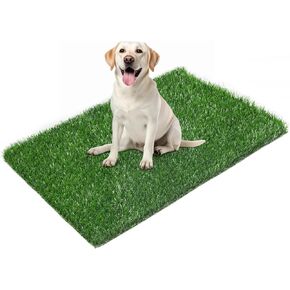 LOOBANI 39in x 24.5in Replacement Artificial Grass Puppy Training Pads, Quickly Absorbency Portable Dog Potty Grass, Fit 41x26.8in Potty Tray(1 Pack)
