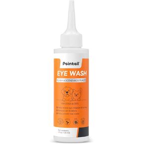 Dog Eye Drops, Eye Infection Treatment for Dogs and Cats, Eye Wash, Irritation Relief, Prevent Tear Stains, Rinse Drops, Eye Care Cleaner to Remove Debris, Gentle Formula, 4 oz