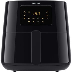 Philips Essential Airfryer XL 2.65lb/6.2L Capacity Digital Airfryer with Rapid Air Technology, Easy Clean Basket, Black- HD9270/91