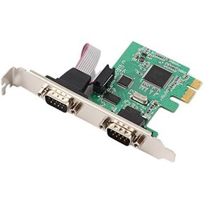 axGear High Speed 2 Port RS-232 RS232 Serial Port COM to PCI-E PCI Express Card New