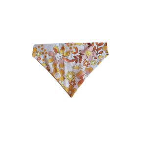 Groovy Floral Over the Collar Dog Bandana That Slips onto Their Existing Collar Size (Medium)
