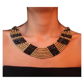 statement beaded necklace for women ethnic bib necklace chunky jewelry tribal turkish necklace for ladies