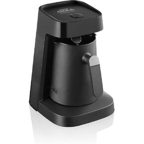 Arzum Okka Jet Automatic Turkish Coffee Maker, 5 cups, Black/Copper (OK0017-UL)