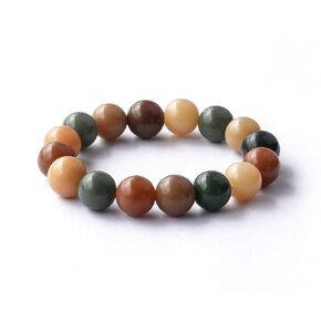 Healing & Transmutation - Natural Bodhi Seed Bracelet - Handmade by Authentic Enlightened Buddhist Disciples - Natural Bodhi Beads Eliminate Energy Blockages Anti-Anxiety Stress Reduction Infertility
